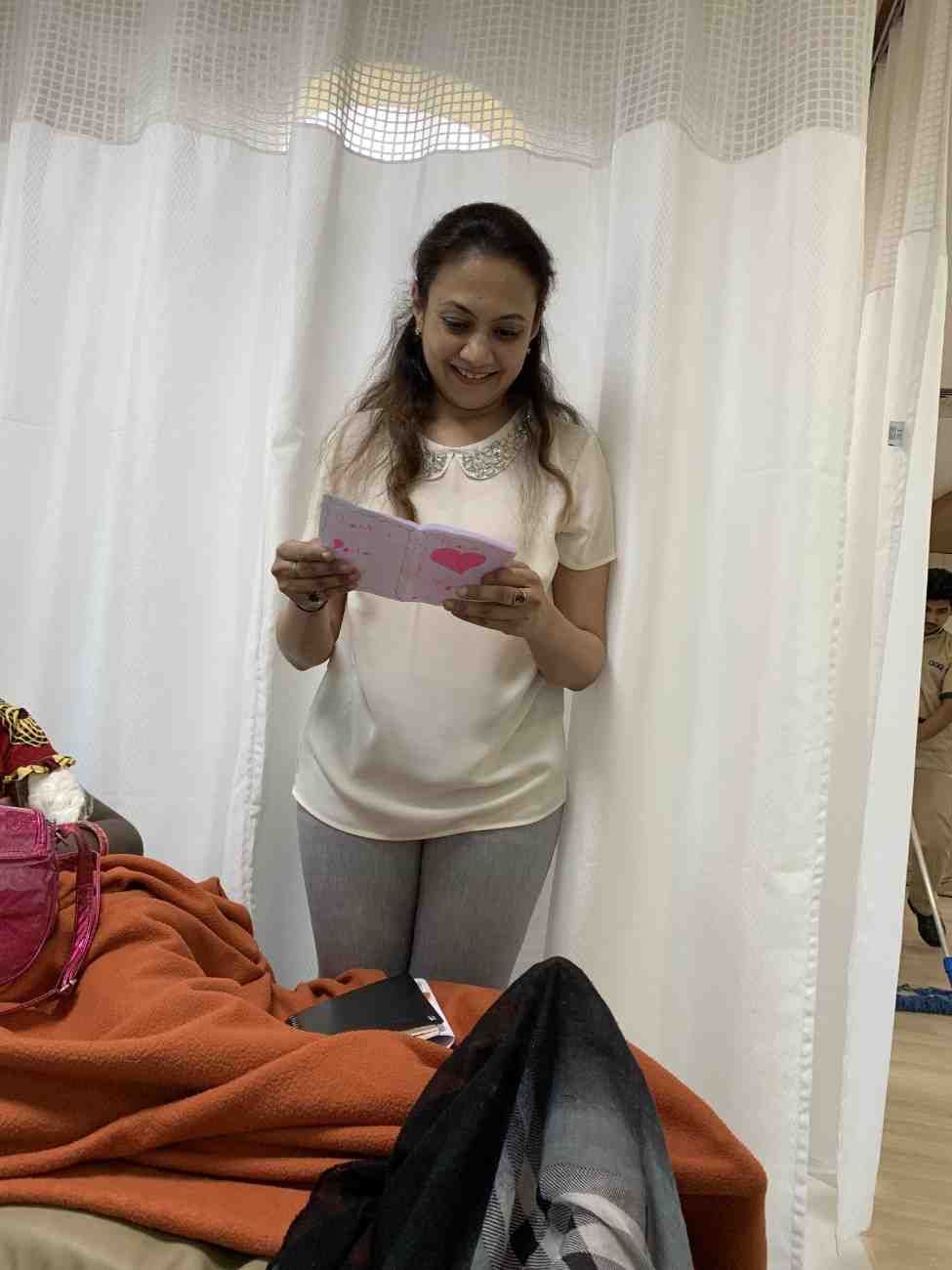 International patient receiving medical care in India