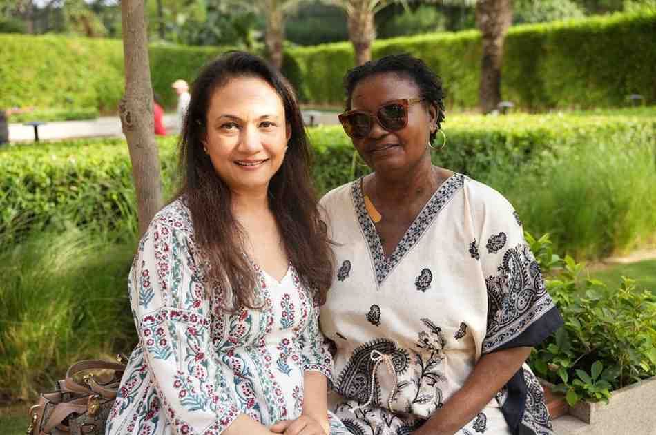 Patient with doctor after successful treatment in India