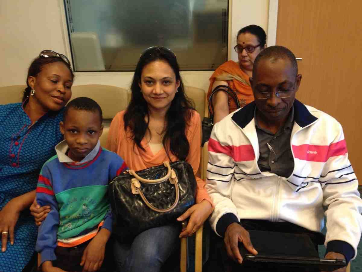 International patient receiving medical care in India